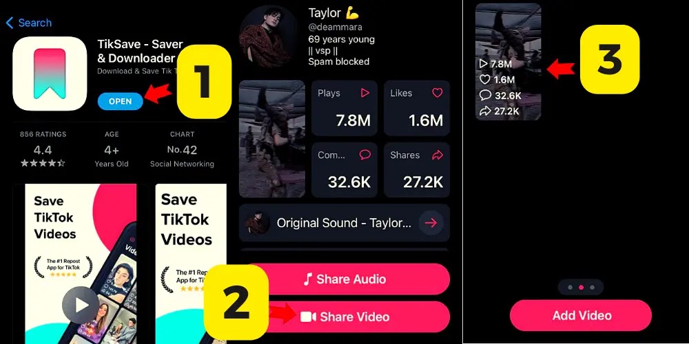 كيف احفظ فيديو من التيك توك بدون حقوق للجوال ايفون